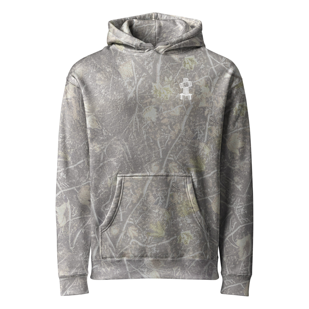 K8lynn's 1941 Powerstroke Camo Hoodie in Deadwood Tree Camo, front view