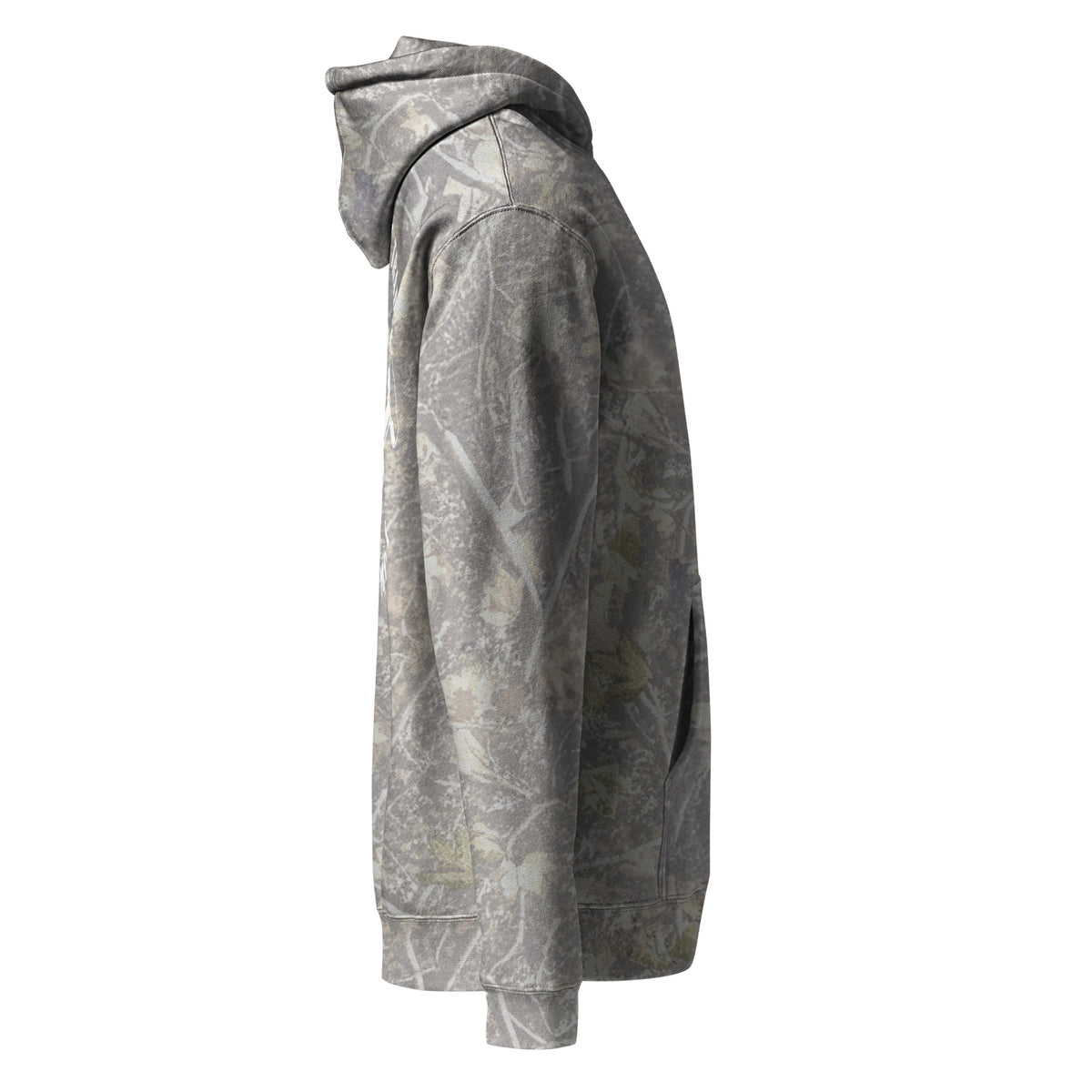 Jack of All Trades, Master of Most Logo Hoodie in Deadwood Tree Camo, right side view